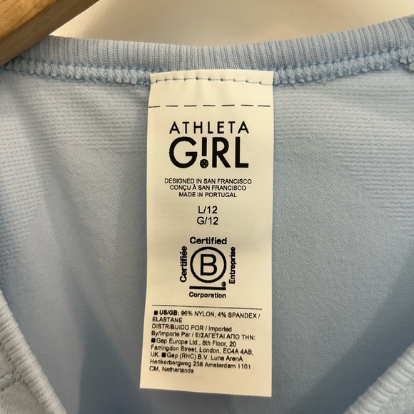 Athleta Girl Power Up Tee Large - Picture 3 of 5